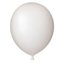 Balão Sólido Gota Branco 15'' / 38 cm - Cromus