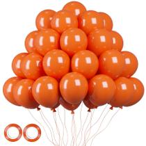 Balão Voircoloria 105 unidades de látex 30 cm laranja para decoração de festas