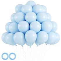 Balão Voircoloria Baby Blue 12 polegadas, azul claro, 105 unidades