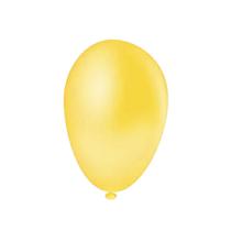 Balão Zerinho Amarelo - 3 Polegadas - 100 Unidades