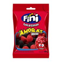 Balas de Gelatina Fini Amoras 100g