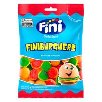 Balas de Gelatina Fini Finiburguers Sabores Sortidos 80g