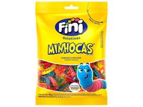 Balas de Gelatina Fini Minhocas 90g