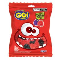 Balas de Gelatina Go Jelly Amoras Sabor Amora 70g Balas de Gelatina Go Jelly Amoras Sabor Amora 70g