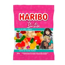 Balas de Gelatina Haribo Barbie com Ursinhos de Ouro 80g