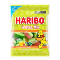 Balas de Gelatina Haribo Frutas Mix 80g Balas de Gelatina Haribo Frutas Mix 80g