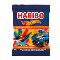 Balas de Gelatina Haribo Hot Wheels Frutas 80g Balas de Gelatina Haribo Hot Wheels Frutas 80g