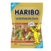 Balas de Gelatina Haribo Ursinhos de Ouro Frutas 100g