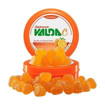 Balas de Gelatina Valda C Sabor Laranja Mentolada 50g Balas de Gelatina Valda C Sabor Laranja Mentolada 50g