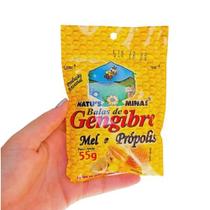 Balas de gengibre mel E própolis 55G unidade