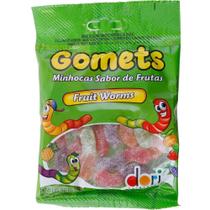 Balas de Goma Gomets Minhocas Fruit Worms 100g Dori Balas de Goma Gomets Minhocas Fruit Worms 100g Dori