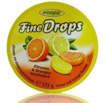 Balas fine drops 200g laranja e limão - tipo sweet originals