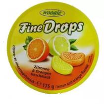 Balas Fine Drops Limão e Laranja Woogie 200g