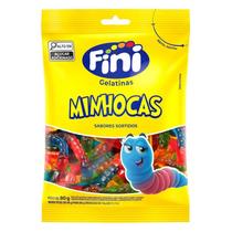 Balas Fini De Gelatina Minhoca 80G Atacado