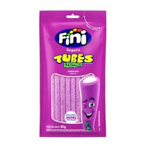 Balas Fini Regaliz Ácido Tubes Sabor Uva 80g Balas Fini Regaliz Ácido Tubes Sabor Uva 80g