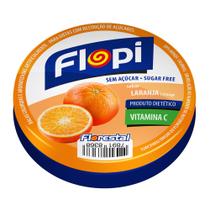 Balas Flopi Diet Sabor Laranja com Vitamina C 40g Balas Flopi Diet Sabor Laranja com Vitamina C 40g