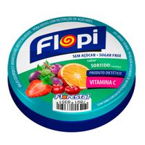 Balas Flopi Diet Vitamina C Sabor Sortido Sem Açucar 40g Balas Flopi Diet Vitamina C Sabor Sortido Sem Açucar 40g