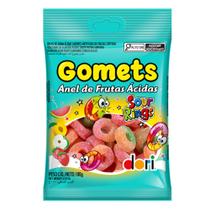 Balas Gomets Minhocas Sabor de Frutas 100g Balas Gomets Minhocas Sabor de Frutas 100g