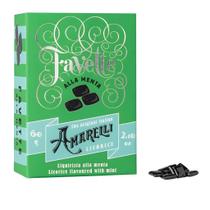 Balas Italianas Amarelli Favette Alcaçuz Puro com Menta 60g