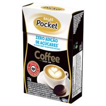 Balas Pocket Zero Adição de Açúcar Coffe 23g