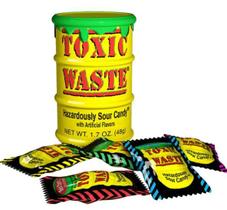 Balas Toxic Waste - Extra Sour - Super Ácidas - 48g - 1unida
