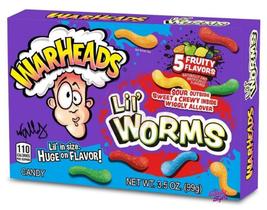 Balas Warheads Lil' Worms Jelly Beans 99G