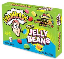 Balas warheads sour jelly beans - 113g