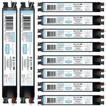 Balastro eletrônico fluorescente ElegoLight, pacote com 10 unidades T8 120-277V