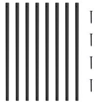 Balaústres metálicos de escada VEVOR 29,5 cm x 2,54 cm, alumínio, pacote 51 Balaústres metálicos de escada VEVOR 29,5 cm x 2,54 cm, alumínio, pacote 51