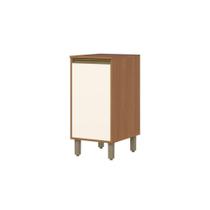 Balcão 01 Porta 40cm com Tampo Venaly C581 Cinamomo Off White - Henn Balcão 01 Porta 40cm com Tampo Venaly C581 Cinamomo Off White - Henn