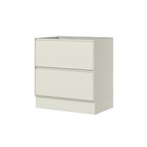 Balcão 02 Gavetas 80cm Fineze C660 Areia HP - Henn
