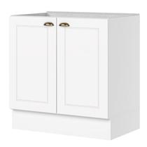 Balcão 02 Portas 80 cm Americana Branco HP