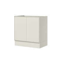 Balcão 02 Portas 80cm Fineze C661 Areia HP - Henn Balcão 02 Portas 80cm Fineze C661 Areia HP - Henn