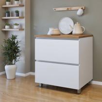 Balcão 1 Porta Basculante 1 Gaveta 70cm 100% Mdf Rainha