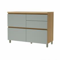 Balcao 1 Porta Basculante 4 Gavetas Rainha 120cm 100 Mdf -Nesher Balcao 1 Porta Basculante 4 Gavetas Rainha 120cm 100 Mdf -Nesher