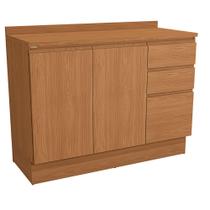Balcão 120cm 2 Portas 3 Gavetas (com Tampo) Ciela Kappesberg