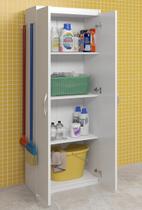 Balcão 2 Ganchos Para Vassouras Multiuso 4 Prateleiras Balcão 2 Ganchos Para Vassouras Multiuso 4 Prateleiras