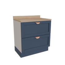 Balcão 2 Gavetões 80cm Arizona CabeCasa MadeiraOriginals Balcão 2 Gavetões 80cm Arizona CabeCasa MadeiraOriginals