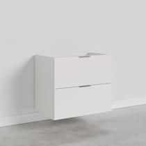 Balcão 2 Gavetões Sem Tampo Ipanema CabeCasa MadeiraOriginals Branco/Branco Balcão 2 Gavetões Sem Tampo Ipanema CabeCasa MadeiraOriginals Branco/Branco