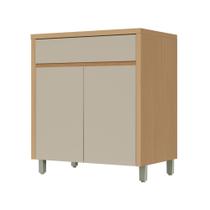 Balcao 2 Portas 1 Gaveta 80cm Condessa 100% Mdf