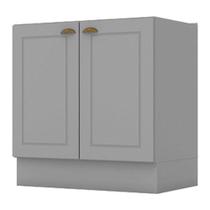 Balcão 2 Portas 80 Cm Americana Cinza - Henn