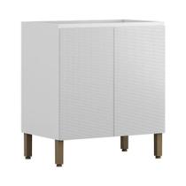 Balcão 2 Portas 80 Cm Art 6005 Branco ártico Kits Paraná
