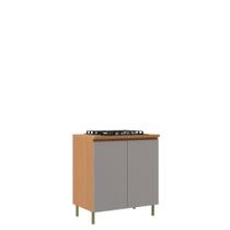 Balcão 2 Portas 80cm AngelinCinza100% MDF - Florença Móveis Sul Balcão 2 Portas 80cm AngelinCinza100% MDF - Florença Móveis Sul