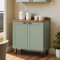 Balcão 2 Portas Americano Provençal 100% Mdf com Tampo Iluminata Balcão 2 Portas Americano Provençal 100% Mdf com Tampo Iluminata