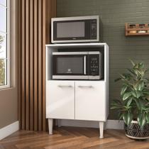 Balcão 2 Portas para Forno e Micro-Ondas Felllicci - Branco Balcão 2 Portas para Forno e Micro-Ondas Felllicci - Branco