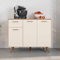 Balcão 3 Portas 1 Gaveta Com Tampo Olinda