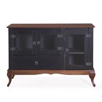 Balcão 3 Portas 1 Gaveta D125 Preto