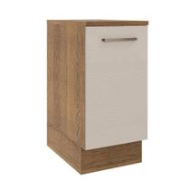 Balcão 35 Cm 1 Porta Rustic/crema Agata Madesa Rustic/crema Balcão 35 Cm 1 Porta Rustic/crema Agata Madesa Rustic/crema