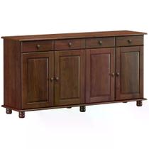 Balcao 4 Portas 4 Gavetas Madeira Maciça 8929 Rubi Café Balcao 4 Portas 4 Gavetas Madeira Maciça 8929 Rubi Café