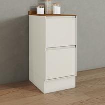 Balcão 40cm 02 Gavetas com Tampo Fineze Bege/Areia HP/Cinamomo
